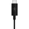 Belkin® RockStar™ 3.5 mm to USB-C® Audio Cable, 3 Feet in Black - 4 of 4