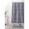 Holli Zollinger Rain Light Shower Curtain Gray - Deny Designs: Polka Dot Pattern, Microfiber, Machine Washable - image 2 of 4