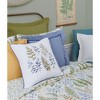 C&F Home Botanical Leaves Embroidered Throw Pillow - 2 of 4