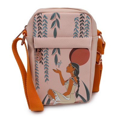 Disney Bag, Crossbody, Pocahontas and Flit Willow Tree Pose, Vegan Leather