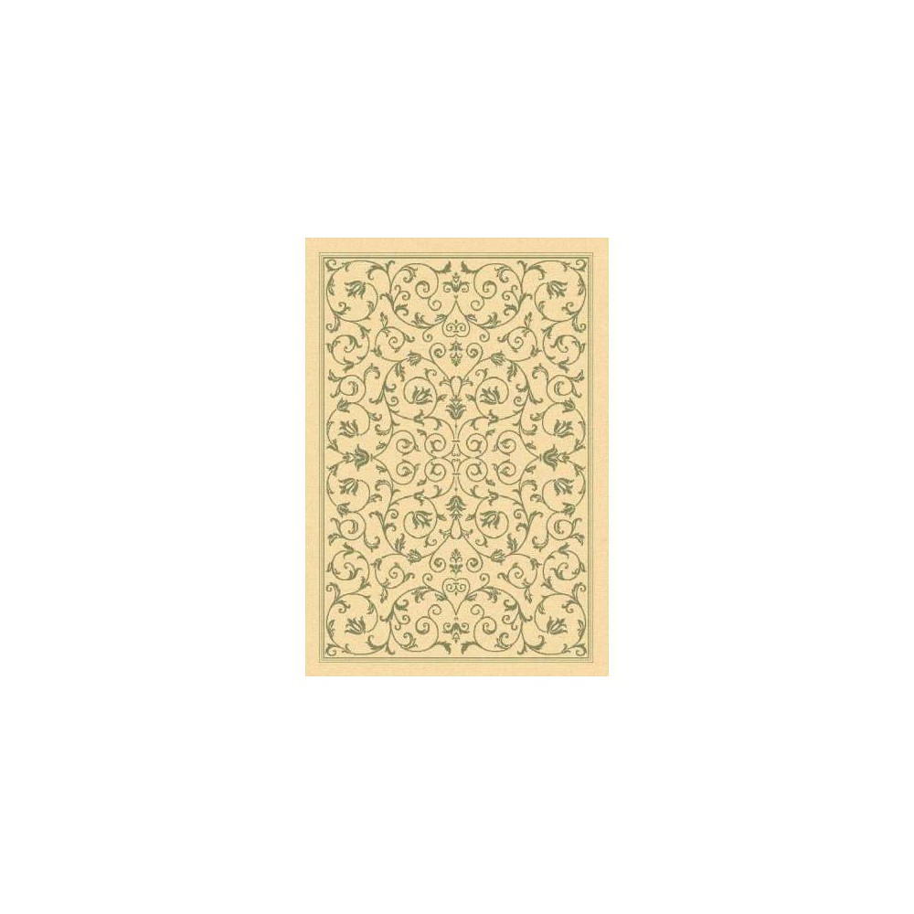  Rectangle Vaucluse Outdoor Rug Natural/Olive
