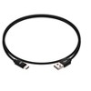 Monoprice Nylon Braided USB C to USB A 2.0 Cable - 1.5 Feet - Black | Type C, Fast Charging, Compatible With Samsung Galaxy S10/ Note 8, LG V20 and - 3 of 4