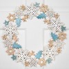 Northlight Snowflake Cut-Out Wooden Christmas Wreath - 15.75" - Unlit - 2 of 4