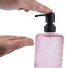 Unique Bargains Elegant Twill Pattern Soap Pump Dispenser for Bathroom 16.9oz 1 Pc - 3 of 4