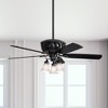 Hunter Fans 54" Promenade Lighted Ceiling Fan Gloss Black Finish - 4 of 4