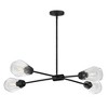 Lark Livie 4 - Light Chandelier in  Black - 3 of 4