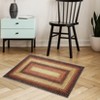Modern Braided Print Area Rug Boho Rug Geometric Rug Washable Living Room Bedroom Rug - 3 of 4
