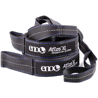 ENO, Eagles Nest Outfitters Atlas XL Hammock Straps Suspension System with Storage Bag, 400 LB Capacity, 13-foot6 inch x 1.5/.75 inch
