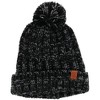 ClimaZer0 Women's High Pile Fleece Lined Knit Winter Beanie Pom Hat - 4 of 4