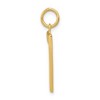 Black Bow Jewelry 14k Yellow Gold, Athletic Collection, Large Polished Number 7 Pendant - 2 of 4