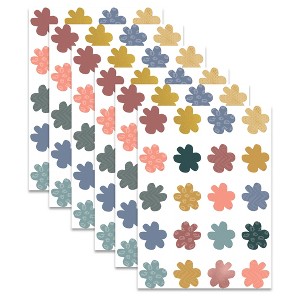 Teacher Created Resources® Wonderfully Wild Flowers Mini Accents, 36 Per Pack, 6 Packs - 1 of 3