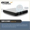 Encore 10.5" Queen BIAB Hybrid Mattress - Medium Firm, 10-Yr Warranty, Made in the USA - 2 of 4