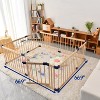 Baby Gate Playpen Baby Fence for Babies and Toddlers Play Yards for Play Area - 2 of 4