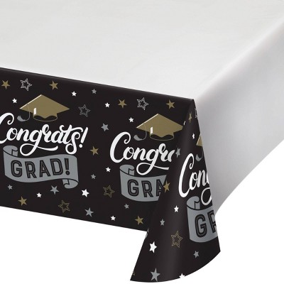 Creative Converting Graduate Glamor Paper Tablecloths 3ct