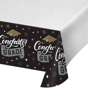 Creative Converting Graduate Glamor Paper Tablecloths 3ct - 1 of 2