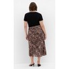 Women's Plus Size Kyra Print Skirt - snake print | CITY CHIC - 3 of 4