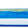Carpets for Kids Pixel Perfect Learn Our Earth Map Educational Rug, Rectangle, Blue Blue 4'X6' - 2 of 4