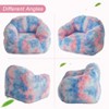 Bean Bag Chair Foam Filled Soft Fluffy Sofa Chair, Adults Beanbag Sofa Couch, Fun Colors Indoor Lazy Sofa for Lounging Reading Gaming - 4 of 4