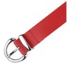 INSPIRE CHIC Women Faux Leather 1.0" Wide Waist Belts with Silver Buckle for Jeans Pants Dresses - 2 of 4