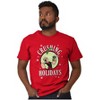 Popeye Christmas Crushing Holidays Graphic T Shirt Men or Women Brisco Brands - 4 of 4