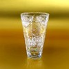 Slickblue Unique Diamond Pattern Clear 16 oz. Glass Tumbler Set - Set of 6/12 - 3.6” x 5.7” - 4 of 4