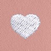 Dalix Heart Embroidered Cotton Summer Outdoor Bucket Hat Womens - 2 of 4