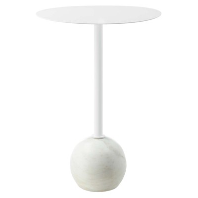 Modway Aliza Round Acacia Wood Side Table