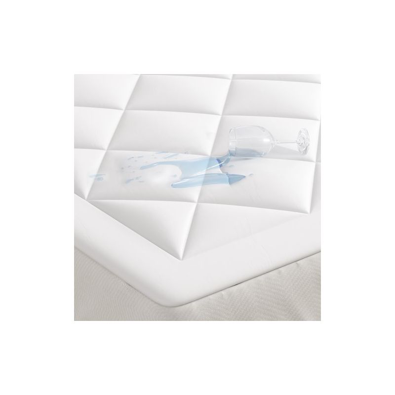 White Waterproof Sofa Bed Mattress Protector Microfiber Sofa Bed Mattress Pad Breathable Mattress Protector Mattress Cover, 4 of 6