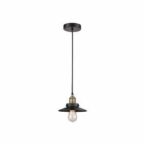 Railroad - 1 Light Cord Hung Mini Pendant In Modern Style-5.75 Inches Tall and 8 Inches Wide - 1 of 1