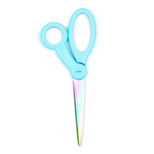 Yoobi™ Adult Scissor Blue Oil Slick: Metal & Plastic Non-Powered Desk Tool, 8.07" Height, 3.27" Width - 1 of 4