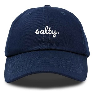 Dalix Salty Embroidered Cotton Beach Baseball Cap Adjustable Dad Hat Womens - 1 of 4