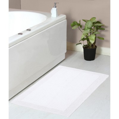 Home Weavers Luxury Collection 100% Cotton Tufted Bathroom Rug, Non-Slip Latex Bath Rug