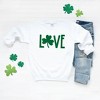 Simply Sage Market Women's Graphic Sweatshirt Love Clover St. Patrick's Day - 3 of 3