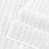 BAGOKIE 100% Turkish Cotton Corduroy Ribbed Bath Towels 6-Piece Set - 2 of 4