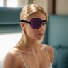 Unique Bargains Soft Ring Buckle Shape 3D Eye Mask 1 Pc - 2 of 4