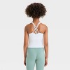 Girls' Strappy Crop Tank Top - All In Motion™ - 2 of 3