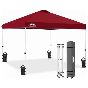 EAGLE PEAK 10x10 Pop Up Canopy Instant Tent w/ 4 Weight Bags - 1 of 4