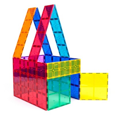 PICASSO-TILES 12 Piece Large Magnetic Tiles, Educational Building Blocks, STEM Toy for Kids