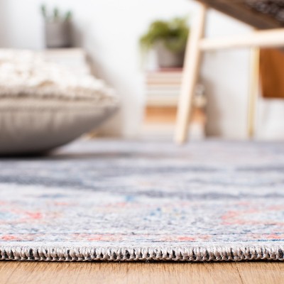 Handmade Charcoal and Ivory Viscose Area Rug, 8' x 10'