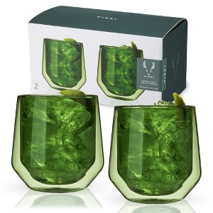 Viski Aurora Double-Walled Tumblers, Set of 2, 9oz - 1 of 4