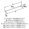Amerock Faraday Pull for Cabinets, Drawers, and Furniture - 3 of 4