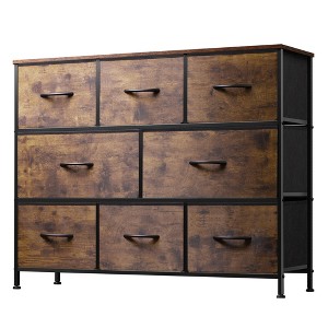 8 Drawer Dresser for Bedroom, Fabric Storage Unit, Large Drawer Chest for Entryway & Living Room - 1 of 4