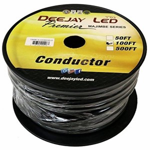 DEEJAYLED SHIELDED RCA CABLE 100FT ROLL - 1 of 1