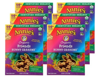 Annie's Organic Birthday Cake Bunny Grahams Baked Snacks - 7.5oz : Target