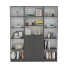NicBex Bookcases for Home Office 2 Piece Bookcase Set 49" Wide Storage Cabinet Bookshelf with 9 Shelves for Living Room and Bedroom - 2 of 4