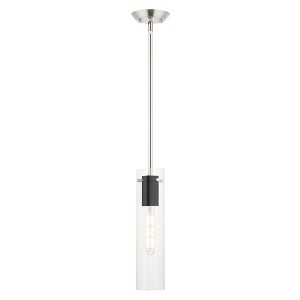 Livex Lighting Beckett 1 - Light Pendant in  Brushed Nickel - 1 of 1