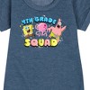 Girls' - SpongeBob SquarePants - 4th Grade Squad Graphic Short Sleeve Fleece Dress - 2 of 4