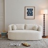 ORRD Sofa in a Box, Memory Foam 2-Seater Couch with Chenille Fabric, No Assembly Required, Deep Seat Loveseat for Small Spaces, Beige - 4 of 4