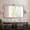 Keonjinn Framed Wall Mirror, Modern Rectangular Bathroom Vanity Mirror, Wall Mounted - 3 of 4