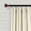 Lush Decor Farmhouse Stripe Yarn Dyed Cotton Blend Window Curtain Panel Set - 4 of 4